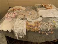 Beautiful Crocheted Doilies, Tablecloths, and more