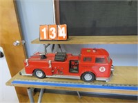 BUDDY L TEXACO FIRE TRUCK MISSING SOME PARTS