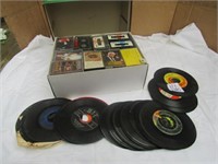 45 RECORDS, CASETTE TAPES, CD'S, MORE