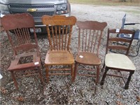 3- COUNTRY CHAIRS