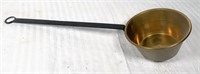 antique steel / brass ladle
