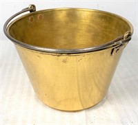 primitve brass bucket