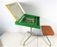 vintage Playskool learning desk
