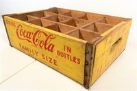 antique wooden Coca-Cola box