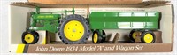 John Deere 1934 mod. A tractor & wagon set- 1/16