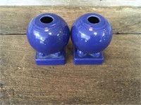 Pair of Vintage Fiesta Candle Holders