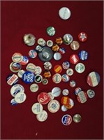 Vintage political buttons