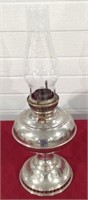 Nickel plated Kerosene lamp