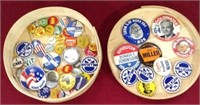 Vintage political pins