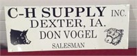 Dan Vogel- Dexter IA - single sided sign