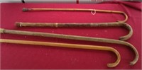 Collection of vintage canes