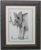 Elephant Giclee by Salvador Dali