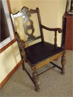 Dark wood Antique chair