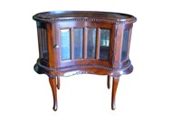 Kidney Shaped Mahogany Chocolate Table