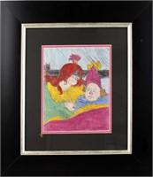 HENRI TOULOUSE LAUTREC HAND COLORED LITHOGRAPH