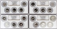 CLAD PROOF SETS STATE QUARTERS DATE RUN 2003-2006