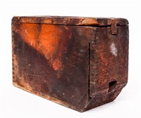 Ammo Vintage Wooden Ammunition Storage Box