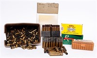 Ammo Large Lot Of Empty Casings - 30, 9MM & 38