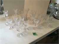 Gorham stemware/pitcher