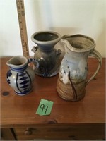 crock pitchers/vase