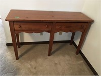 2 drawer sofa table 48x16x28.5