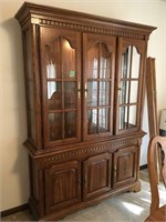 lighted 1 pc hutch, 55x15x77 bring help to load