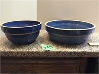vintage crock bowls