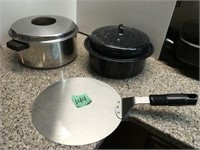cooking pots, flat pan