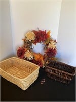Baskets & Wreath