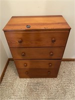 4 Drawer Wood Dresser