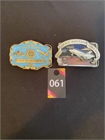 Local 592 & Space Shuttle Columbia Buckles