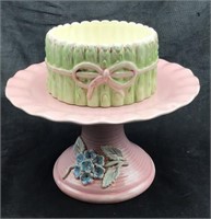 Pedestal Cake Tray and Complementary Bowl