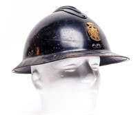 Vintage Belgium Firefighters Helmet