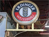 Erdinger Weissbrau" Wall Sign (Lights Up)