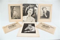 Black & White Photographs & 1958 Newspapers