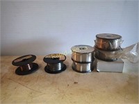 Five Aluminum & Two Steel Mig Wire
