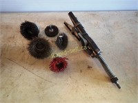 4" Cylinder Hone & Five Drill Brushes
