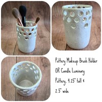 Pottery Make Up Brush Holder