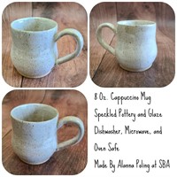 Speckled Pottery Glaze Cappuccino Mug