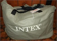 Intex double size blow up air mattress in carry