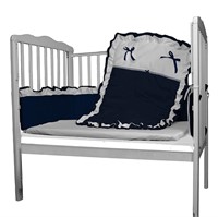 Neutral Mini Crib/Portable/Port-a-Crib Bedding Set