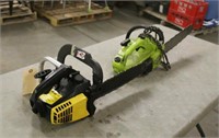 MAC 130 & Poulan Super 250A Chain Saws, Approx 14"