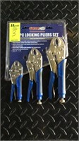 3 Piece Locking Pliers