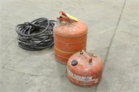 Fuel Cans & Air Hose, Unknown Length