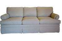 Ethan Allen Roll Arm Sofa