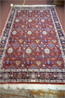 Persian Hand Knotted Rug 5.8 x 9ft