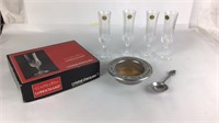 Longchamp 14.5 CL Glasses w/ Wine Coaster