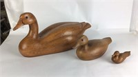 3 Decorative Duck Decoys