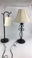 2 Metal Lamps