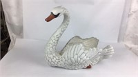 Aluminum Swan Planter